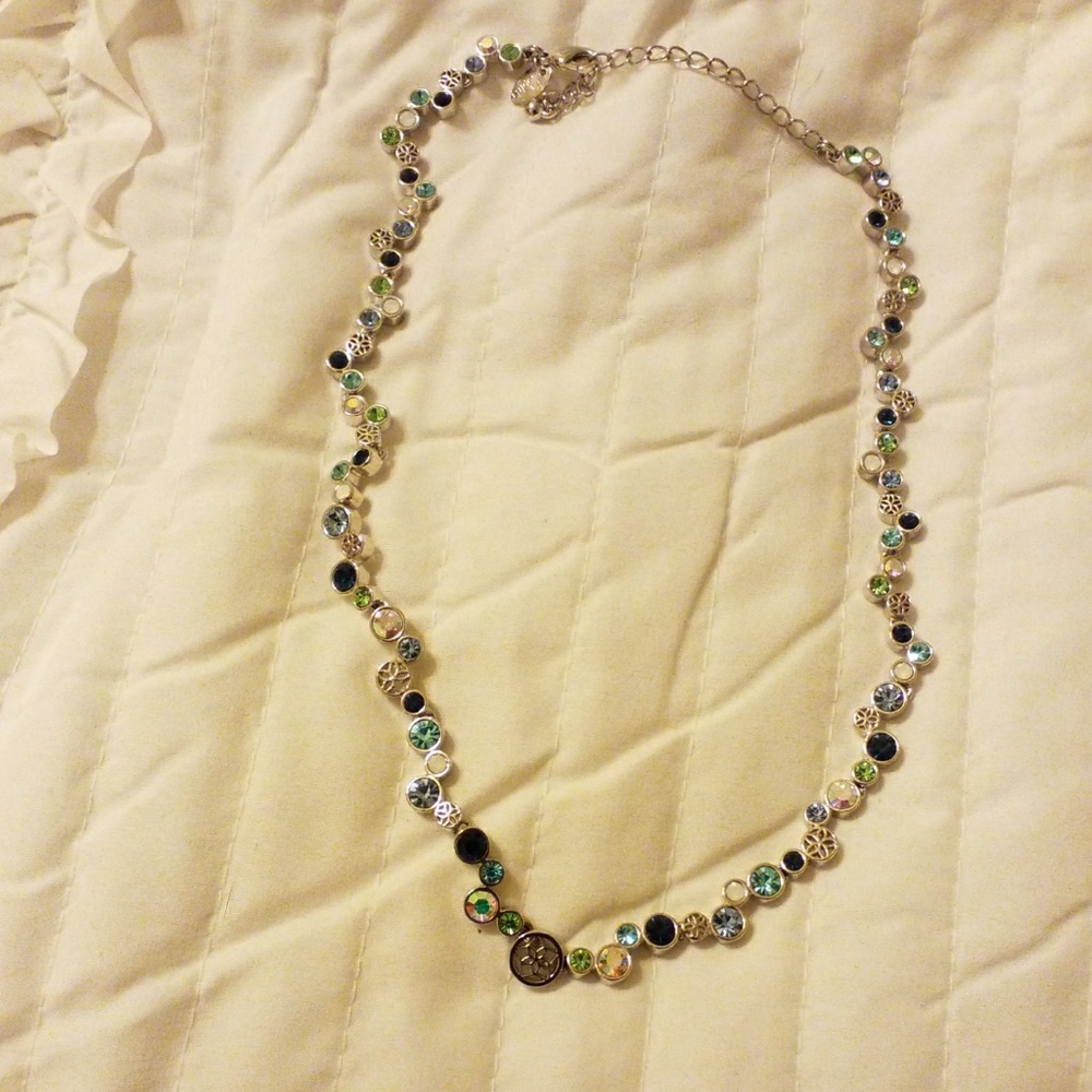 Lia Sophia multicolored bling necklace